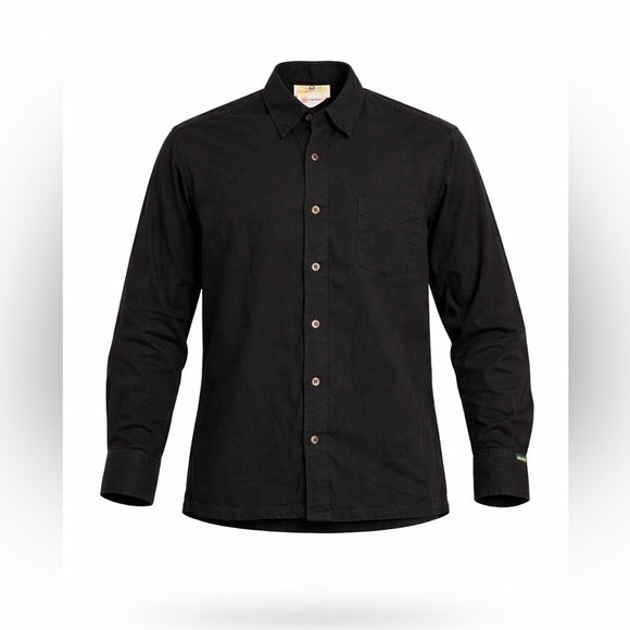 Gene Ewing Bis Other - Vintage 80s Gene Ewing Men’s Bis Shirt Wrinkle Rich Denim Black Size Small​